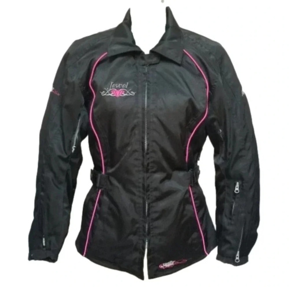 M2R Jackets & Blazers - M2r jewel motorcycle jacket black  pink 8